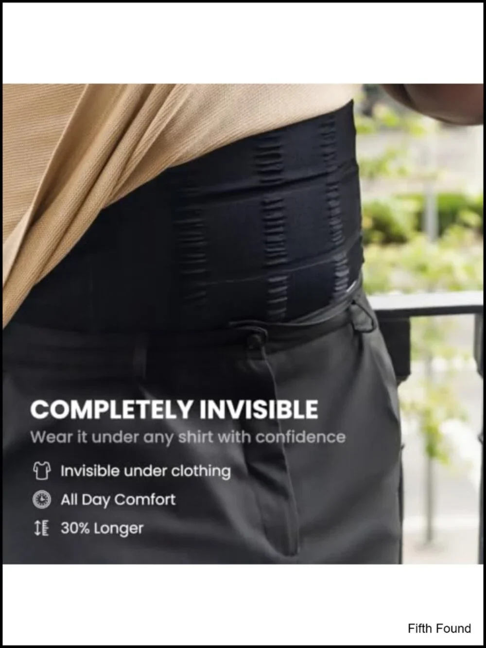 Compression Tank Top Mens Shapewear Double-Layer Spandex Slimming Undershirt S